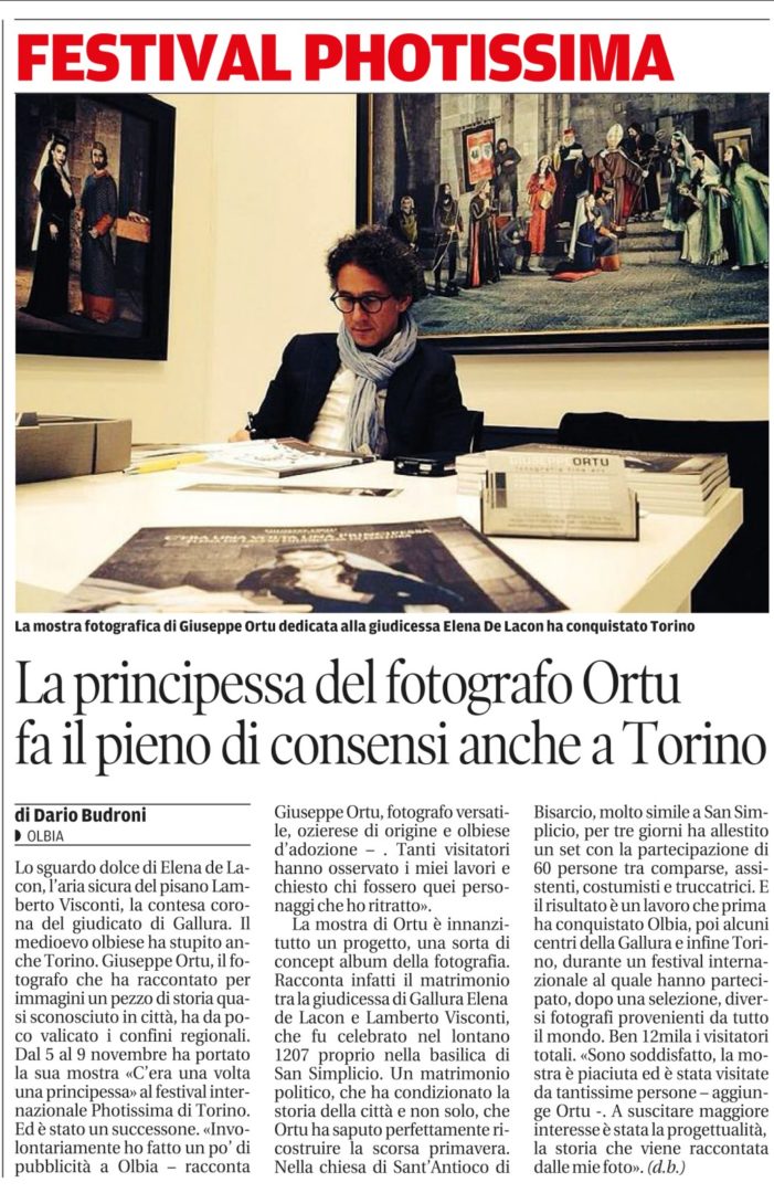 La principessa del fotografo Ortu fa il pieno di consensi anche a Torino